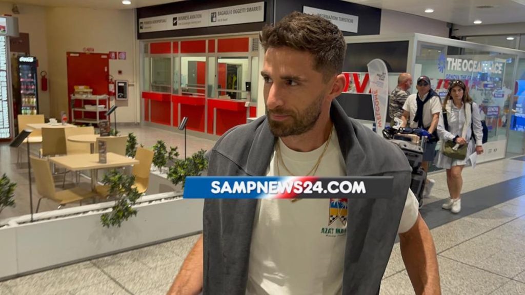 SN24 - Borini atterrato a Genova: «Sono carico per la Sampdoria» - VIDEO 1 fabio borini