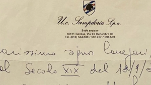Sampdoria a Livigno: l’Hotel Paradiso saluta i blucerchiati con la lettera di Borea