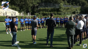 Allenamento Sampdoria: presente Radrizzani. Quattro blucerchiati a parte