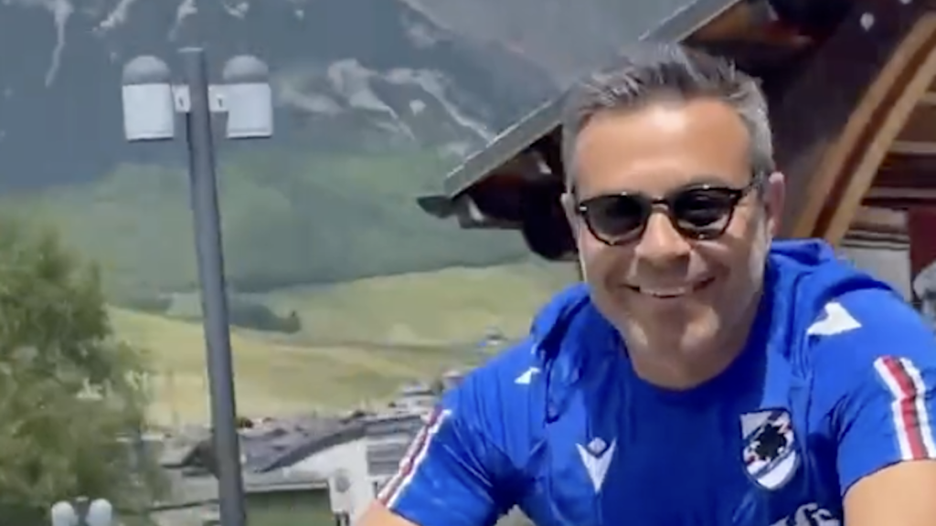 La settimana della Sampdoria inizia... con Radrizzani in bici! - VIDEO 1 andrea radrizzani
