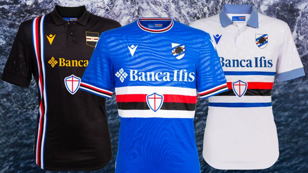 Maglie Sampdoria 2023/24: tutti i dettagli sui kit blucerchiati 1 maglie