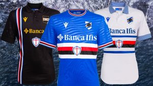 Maglie Sampdoria 2023/24: tutti i dettagli sui kit blucerchiati