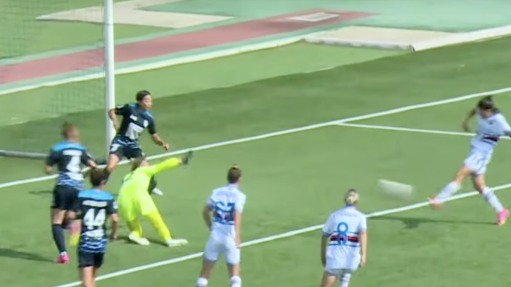 De Rita si sblocca con la Sampdoria Women: l'esultanza della blucerchiata diventa virale -VIDEO 1 Screenshot 2023 10 14 alle 18.09.30