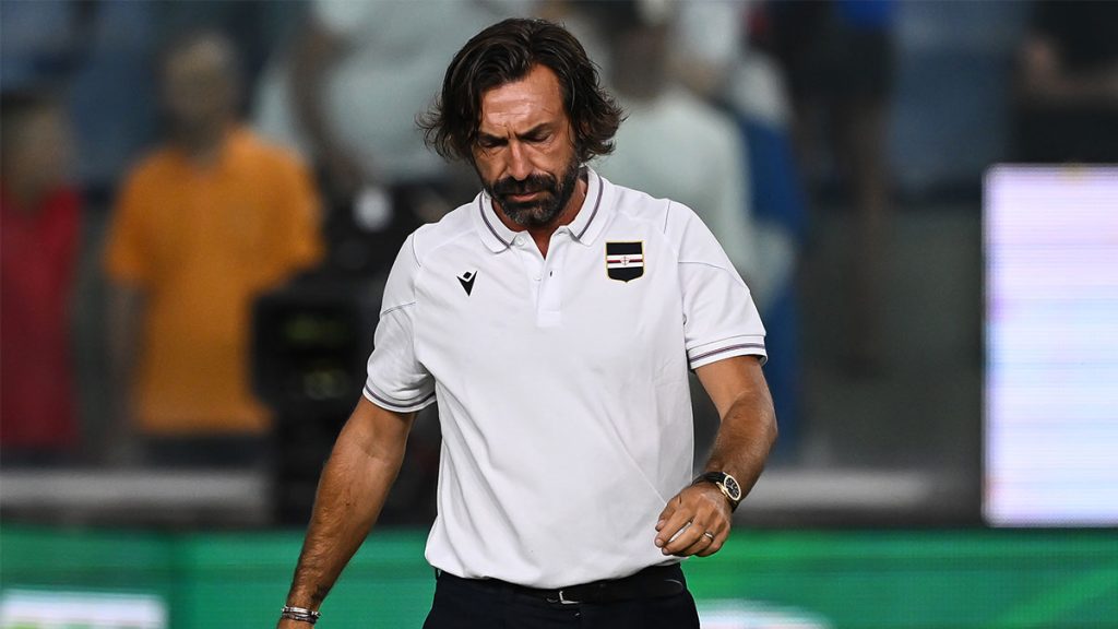 Ex Sampdoria, Nicolini sull'esonero di Pirlo: «Era partito malissimo, ecco cosa lo ha penalizzato. Nel momento in cui lo confermi...» 1 pirlo-deluso