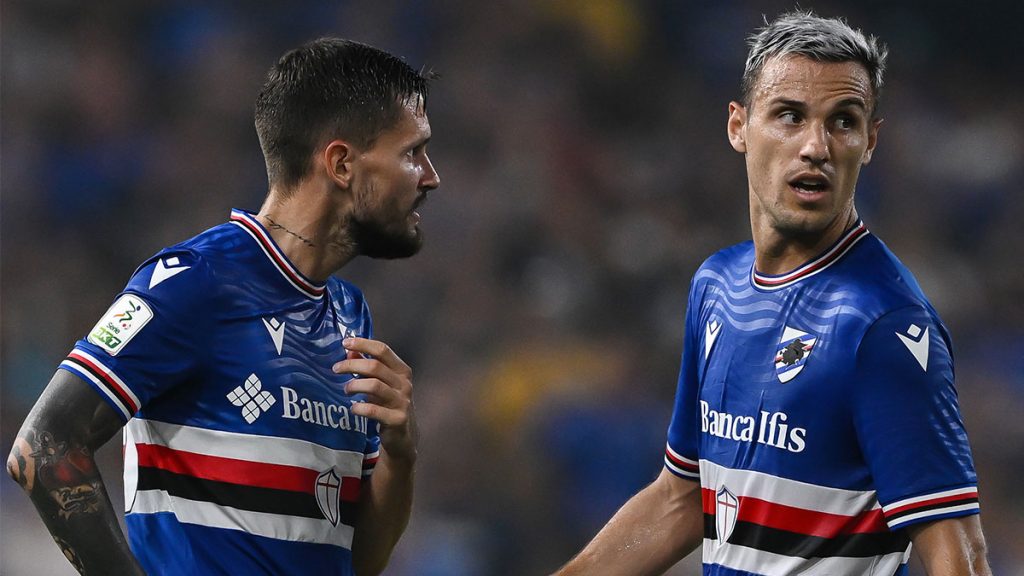 Sampdoria, media cartellini per partita: tre giocatori in evidenza 1 stojanovic verre