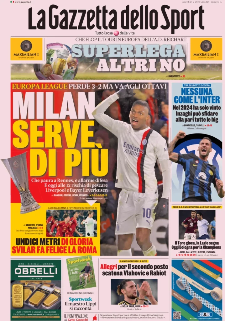 la gazzetta dello sport