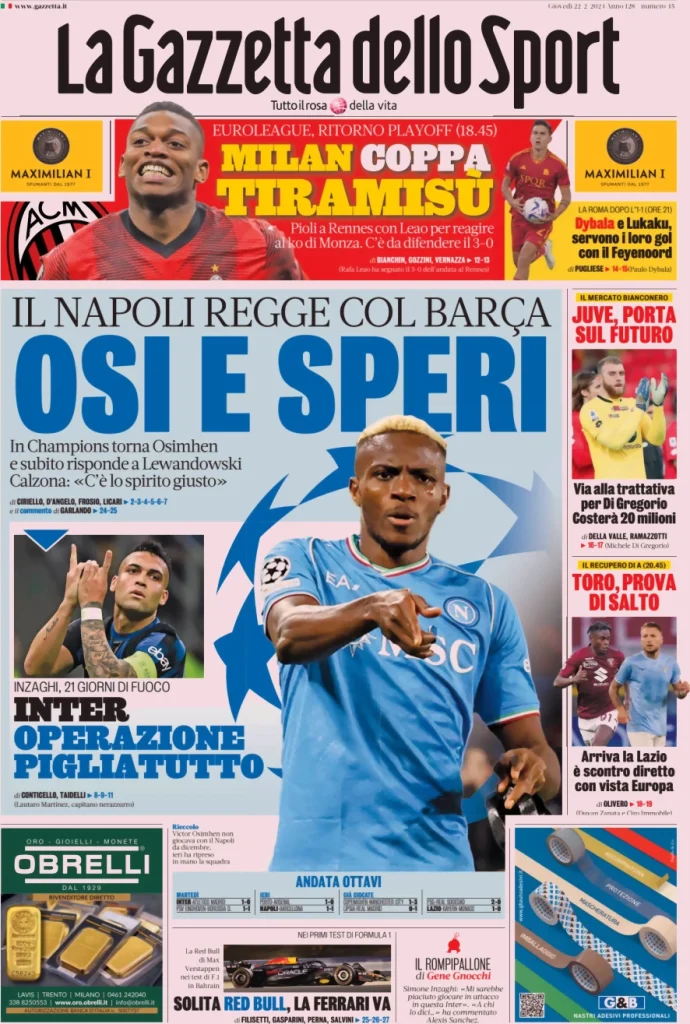la gazzetta dello sport