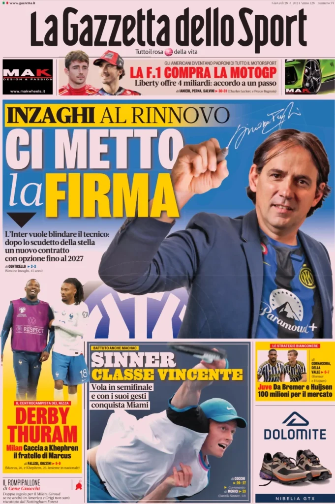 la gazzetta dello sport