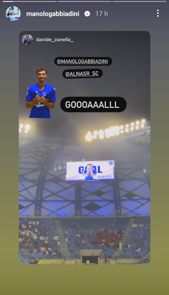 gol gabbiadini al nasr