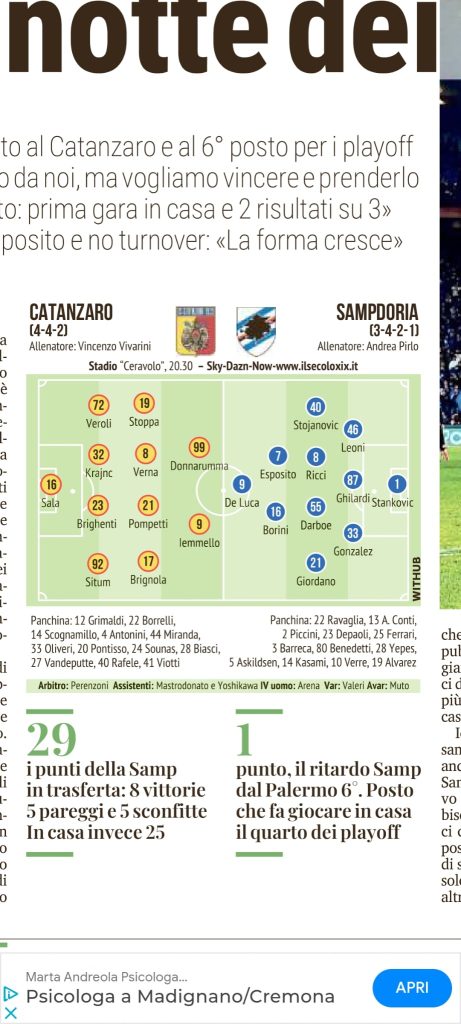 catanzaro samp