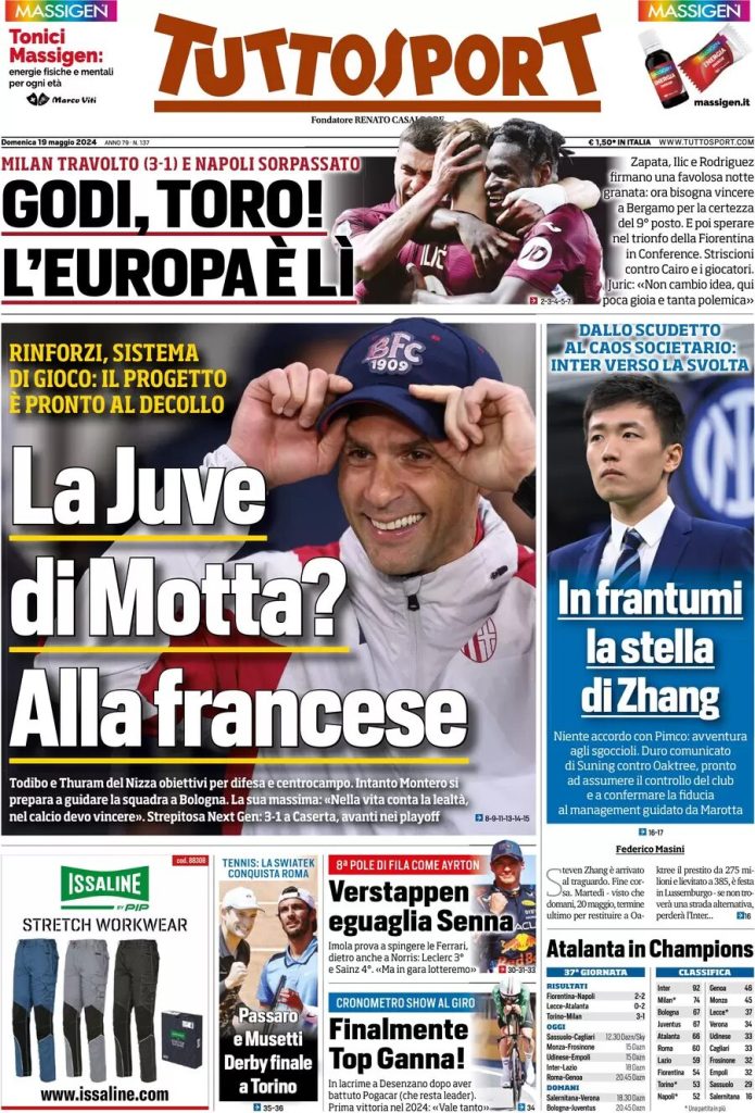 Rassegna stampa Sampdoria: prime pagine quotidiani sportivi - 19 maggio 2024 27 image