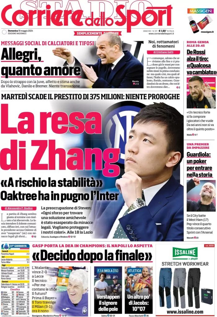 Rassegna stampa Sampdoria: prime pagine quotidiani sportivi - 19 maggio 2024 28 image