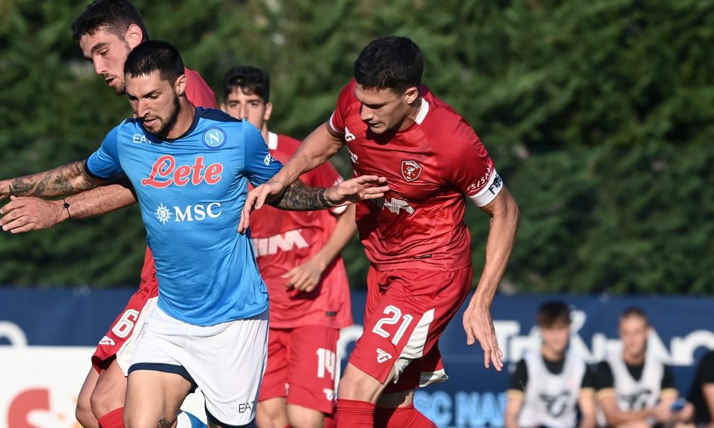 Napoli Perugia amichevole Vulikic