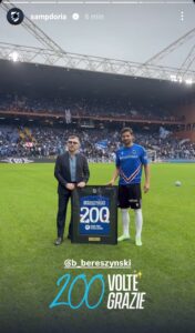 200 presenze bereszynski