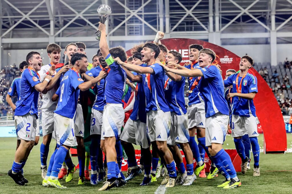 Nazionale, l'Under 17 passeggia in Norvegia: finisce 7 a 0 per gli azzurri 1 italia under 17 campione deuropa