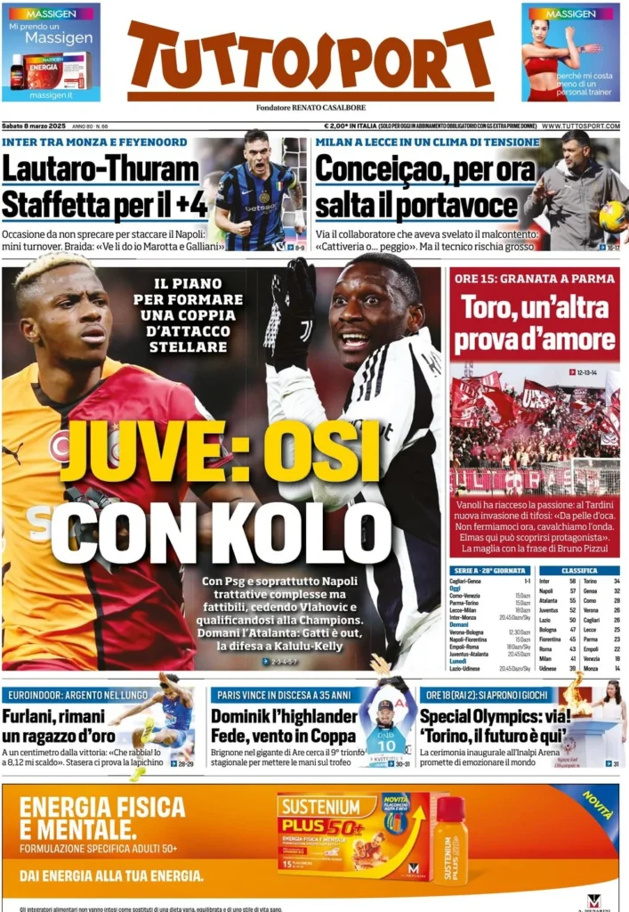 tuttosport 8 marzo