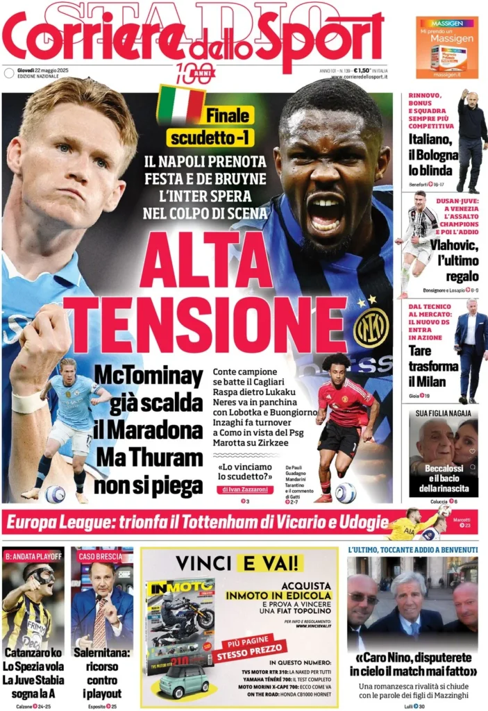 corriere dello sport 22 maggio