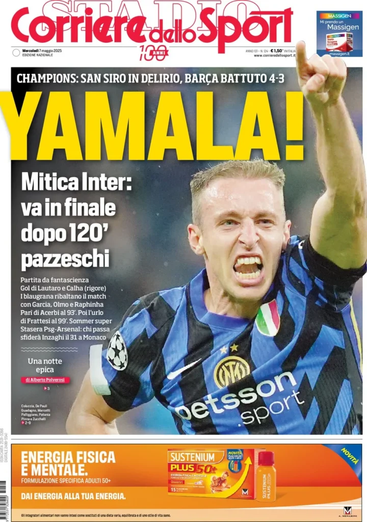 corriere dello sport 7 maggio