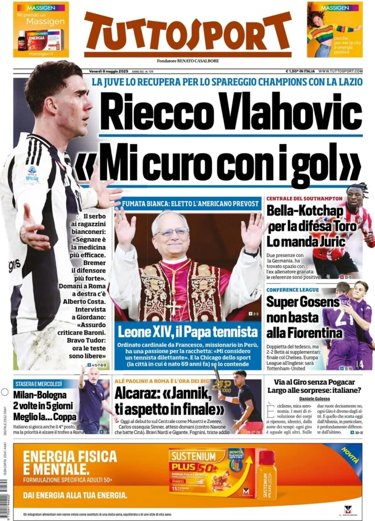 tuttosport 9 maggio