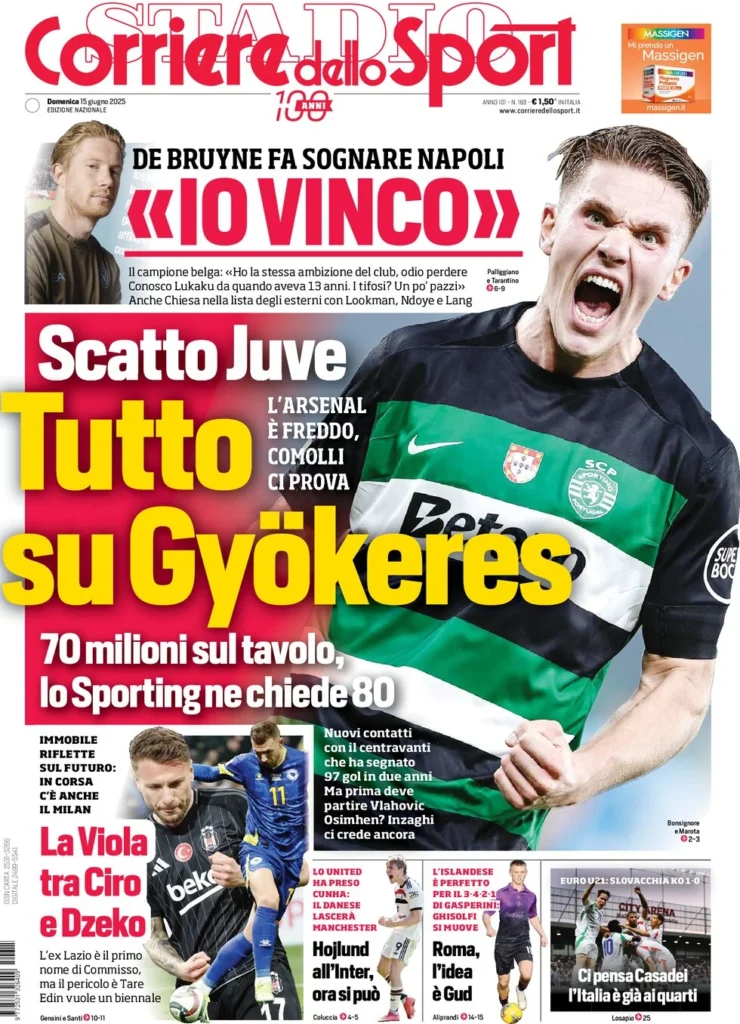 corriere dello spor 15 giugno