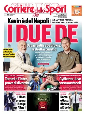 Rassegna stampa Sampdoria: prime pagine quotidiani sportivi - 13 giugno 2025 28 corriere dello sport 070837096