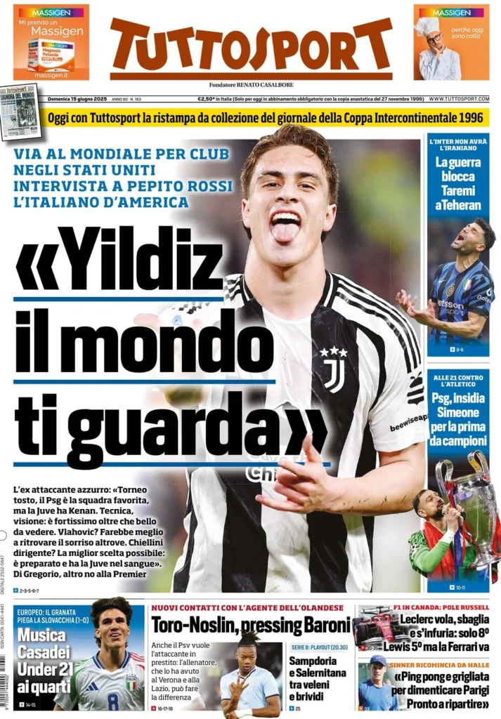 tuttosport 15 giugno