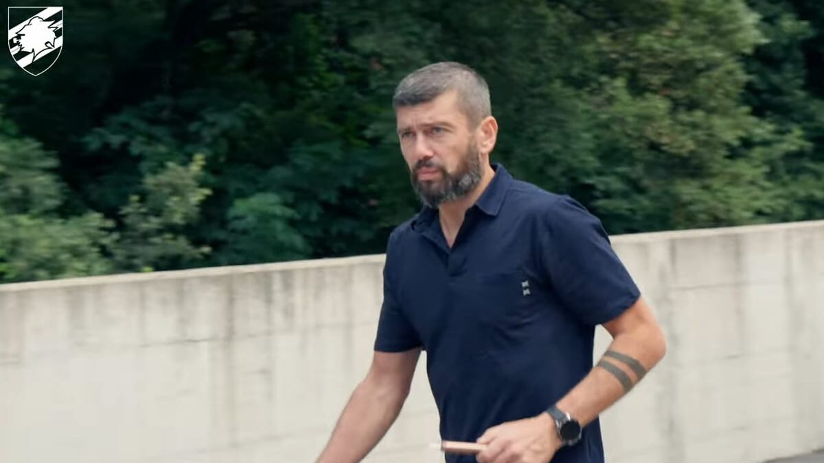 Donati: «L'obiettivo principale per la Sampdoria sarà trascinare l'ambiente. Gruppo? Se tutti insieme riusciremo a fare blocco unico, allora...» 26 Donati Sampdoria e1752509846465