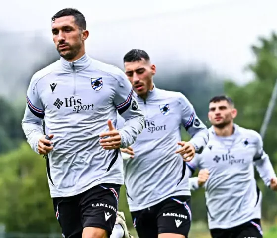 Ritiro Sampdoria Allenamento
