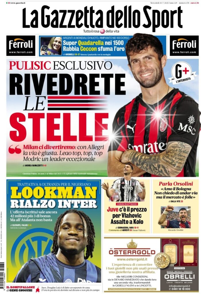 la gazzetta dello sport 014512705