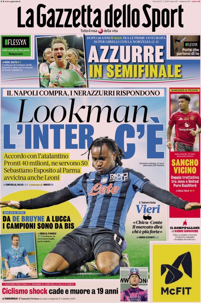 la gazzetta dello sport 054812204