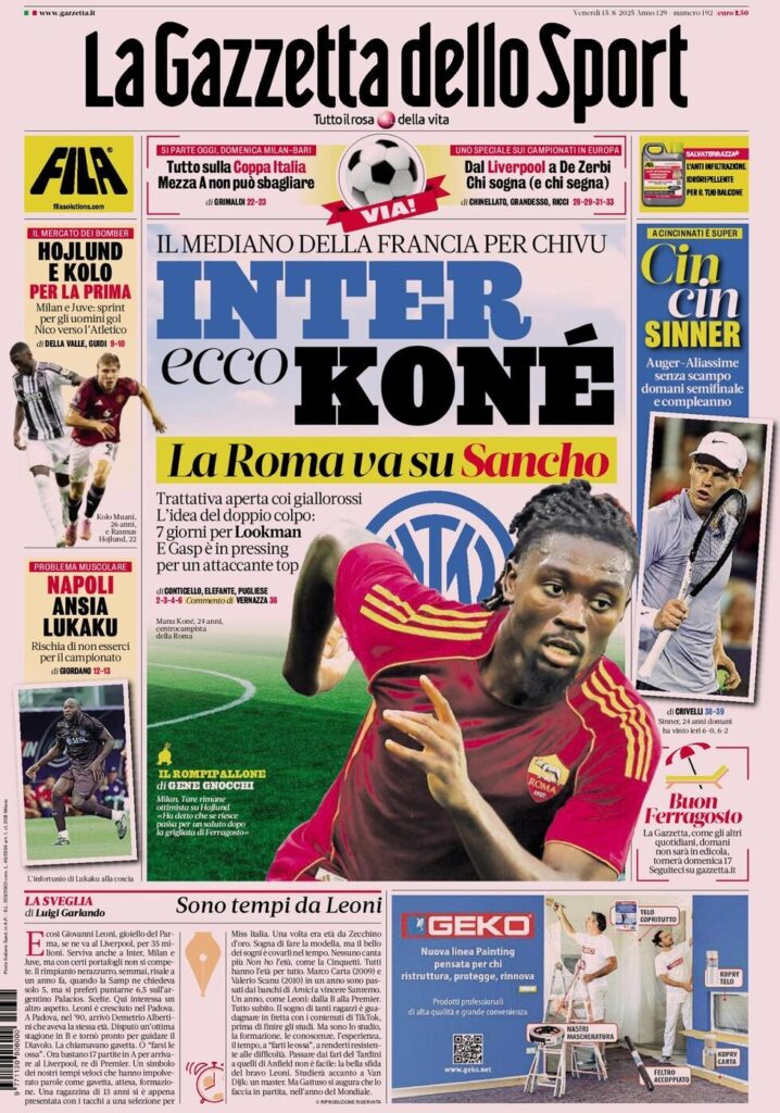la gazzetta dello sport 020020638
