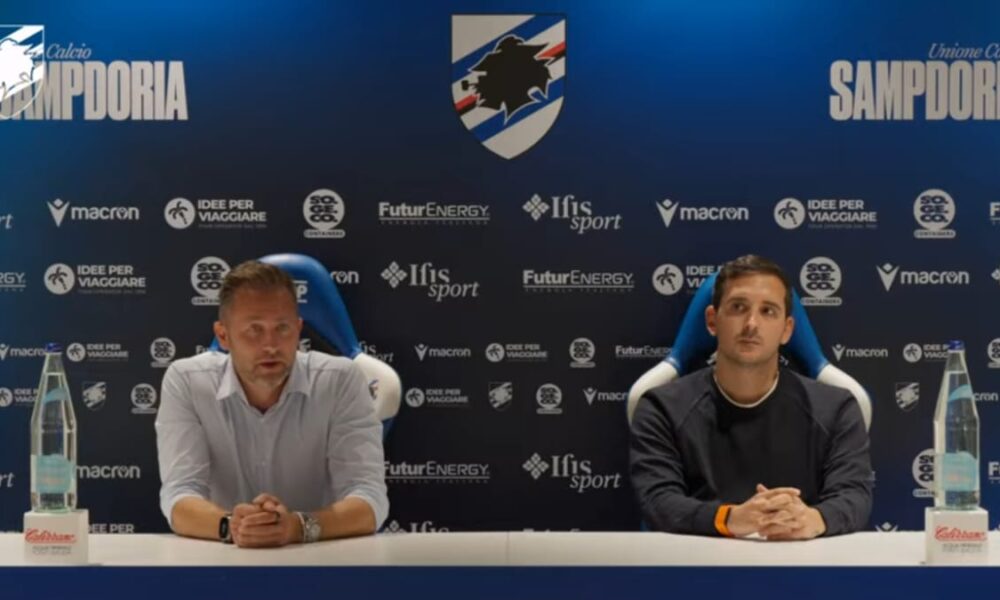 Conferenza stama Mancini e Fredberg e1761065117627