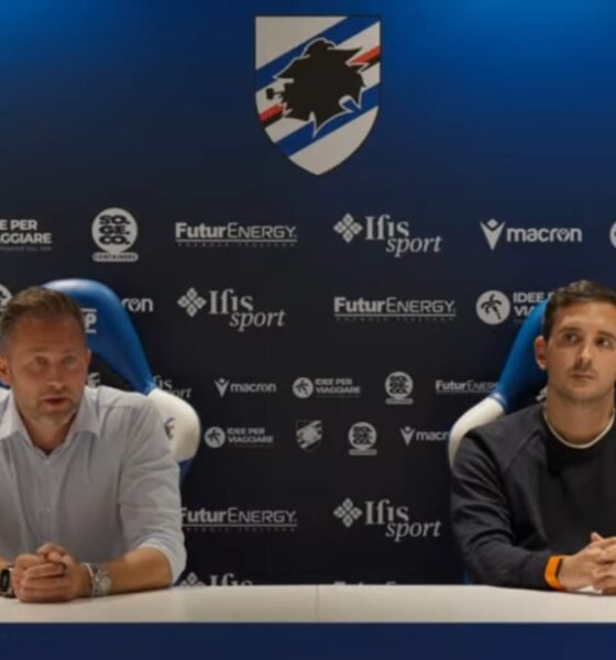 Conferenza stama Mancini e Fredberg e1761065117627