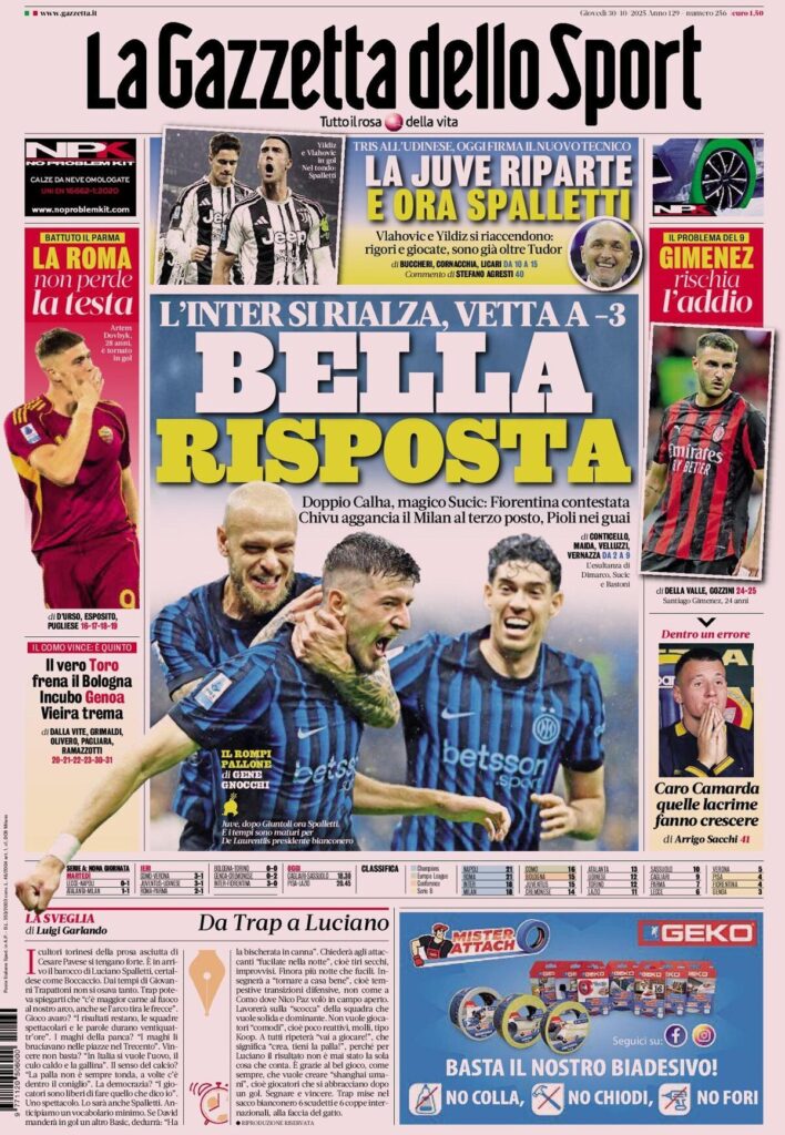 la gazzetta dello sport 020012795