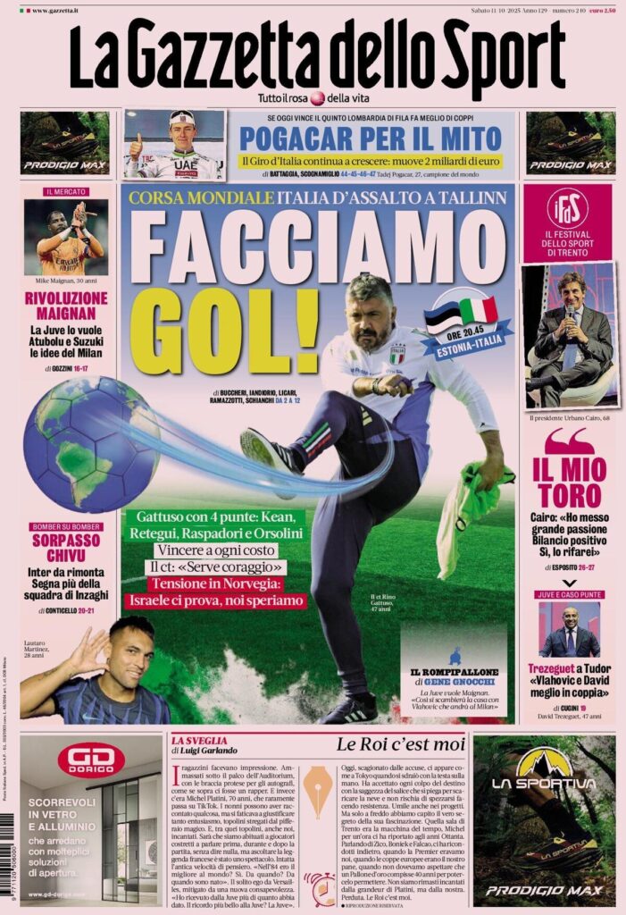 la gazzetta dello sport 031511uzx