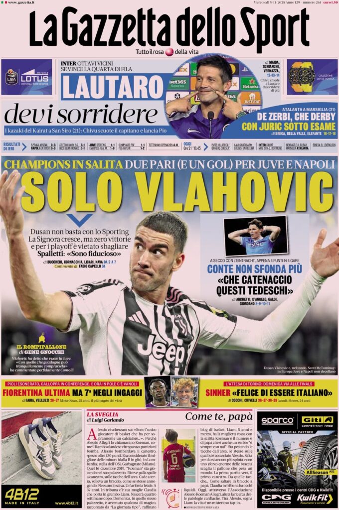 la gazzetta dello sport 060823yub