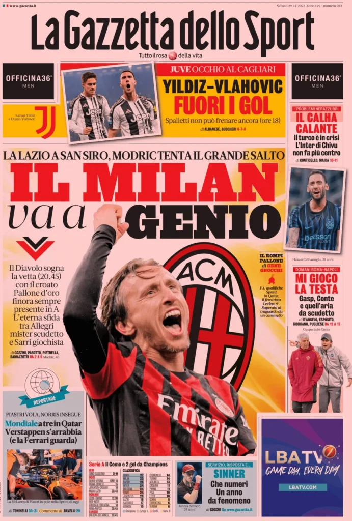 la gazzetta dello sport 075305m4x