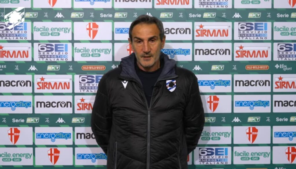 Gregucci: «La Sampdoria vince con le sostituzioni! Sono determinanti per questo motivo» 1 Conferenza stampa Gregucci e1766254942294