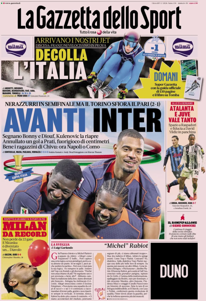 Rassegna stampa Sampdoria: prime pagine quotidiani sportivi - 5 febbraio 2026 27 image 3