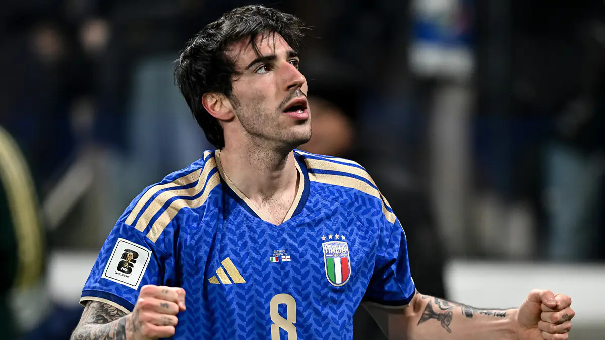 Tonali: «C'è tanta strada da fare! Ci teniamo molto a qualificarsi ai Mondiali. Gol? Dico questo» 26 Tonali Italia Irlanda del Nord