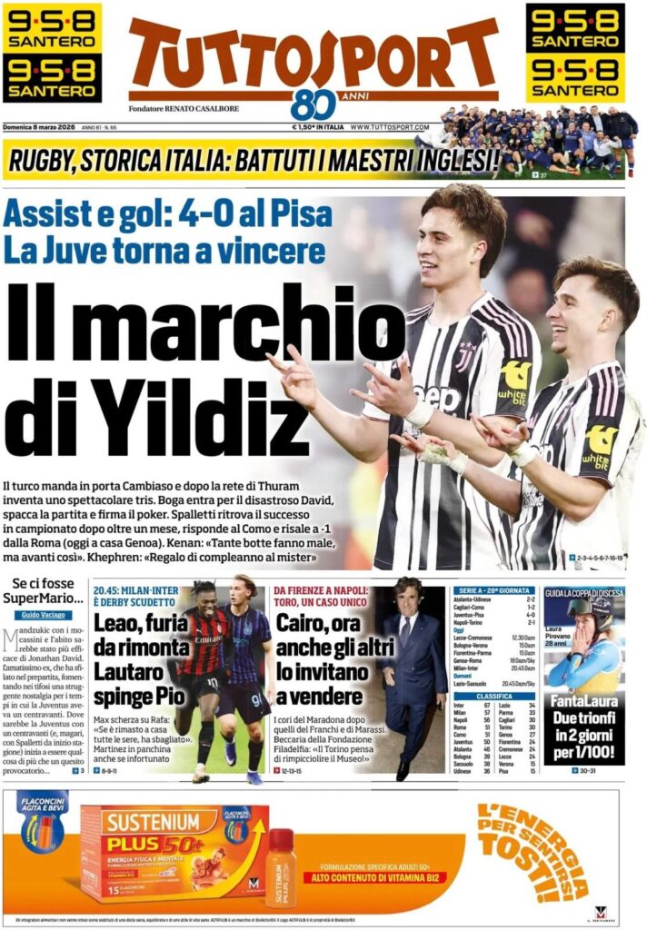 Rassegna stampa Sampdoria: prime pagine quotidiani sportivi - 8 marzo 2026 27 WhatsApp Image 2026 03 08 at 07.37.38