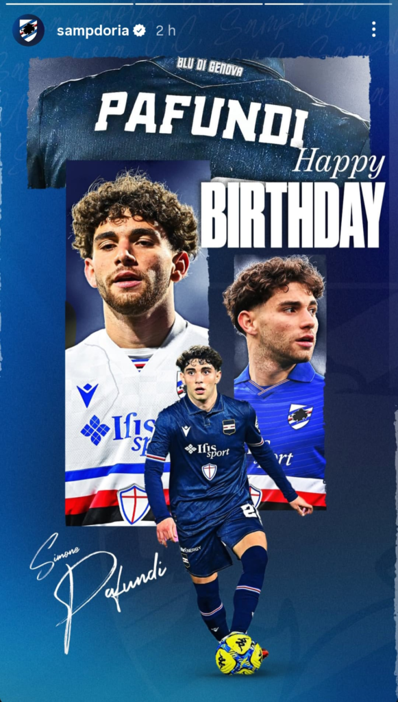Pafundi, tanti auguri al giovane talento blucerchiato! Gli auguri della Sampdoria! - FOTO 27 image 16