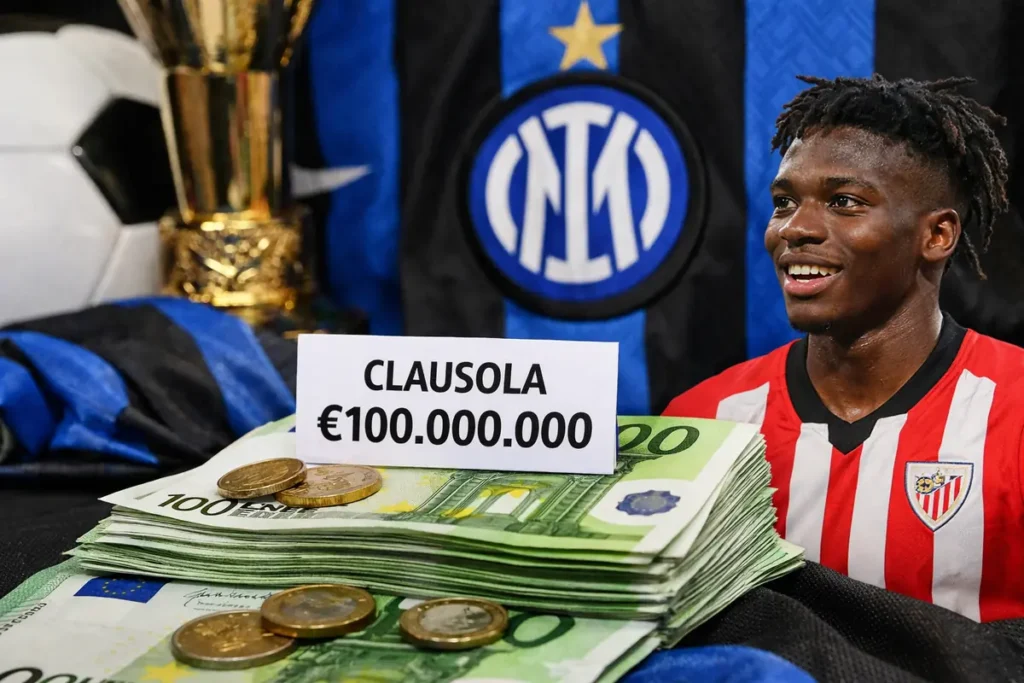 L'Inter paga la clausola, il regalo Scudetto per Chivu vale 100 milioni 1 L'Inter potrebbe pagare la clausola per Nico Williams dell'Athletic Bilbao
