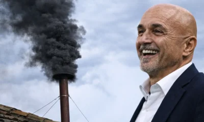 Spalletti, allenatore della Juventus, e la fumata nera