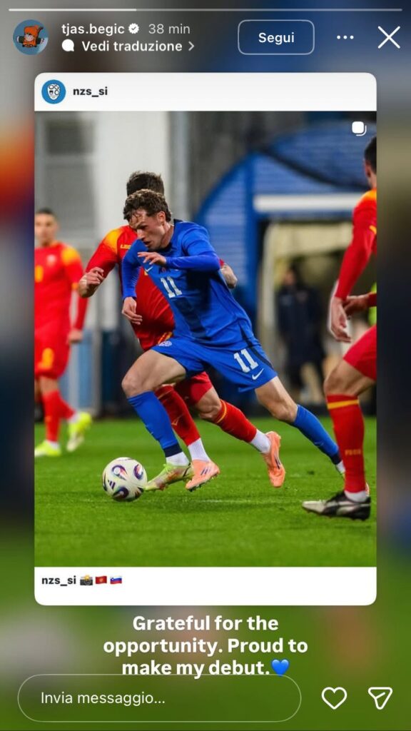 Begić: «Felice per il mio debutto con la Nazionale! Grato per l'opportunità» - FOTO 27 WhatsApp Image 2026 04 01 at 18.55.56