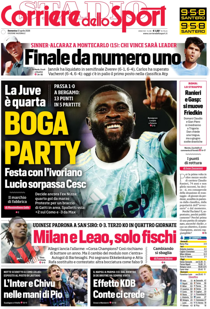 Le prime pagine dei principali quotidiani sportivi – 12 aprile 2026 29 image 12