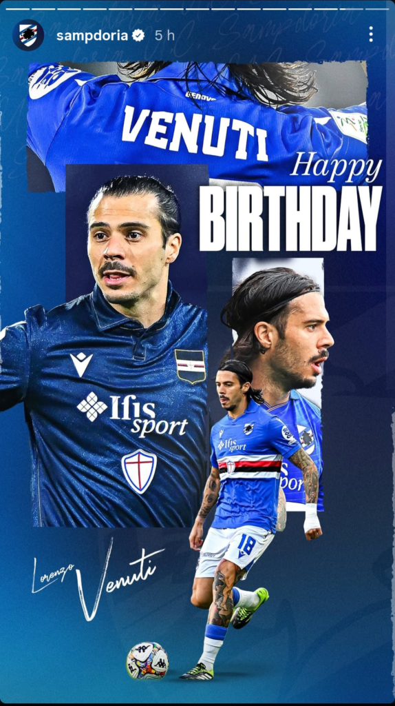 Sampdoria, buon compleanno Venuti! Gli auguri del club al laterale ex Fiorentina - FOTO 27 image 13