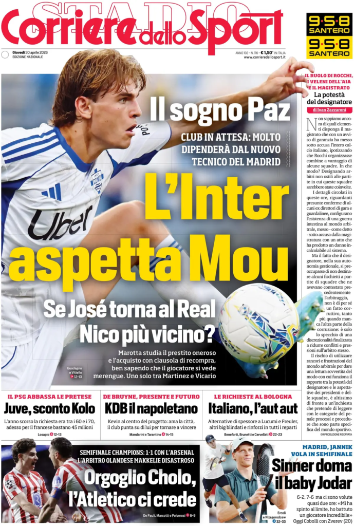 Le prime pagine dei principali quotidiani sportivi – 30 aprile 28 image 23