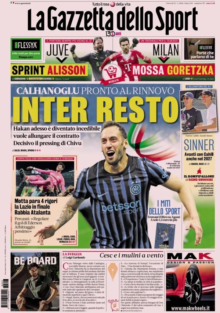 la gazzetta dello sport 041802zli3dot