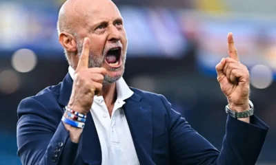 Sampdoria, con Lombardo il passo è da playoff! I numeri per i blucerchiati sotto la sua guida 29 Lombardo esulta dopo la vittoria della Sampdoria contro l'Empoli
